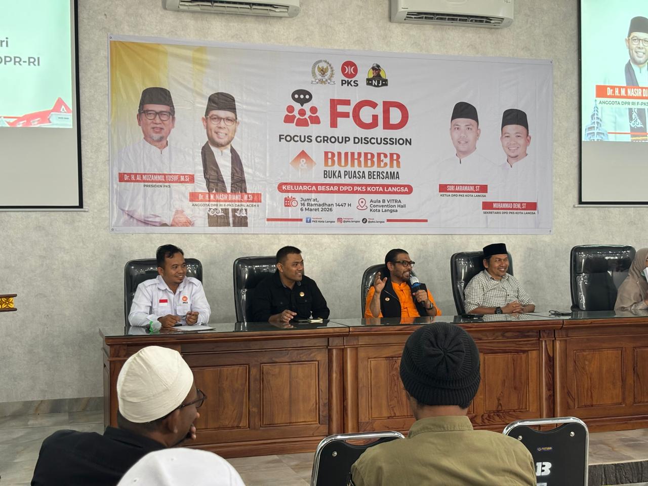 FGD dan Buka Puasa Bersama DPD PKS Kota Langsa